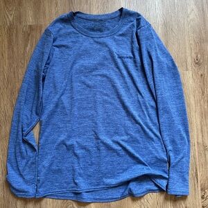 Blue Long Sleeve Patagonia Shirt - XS